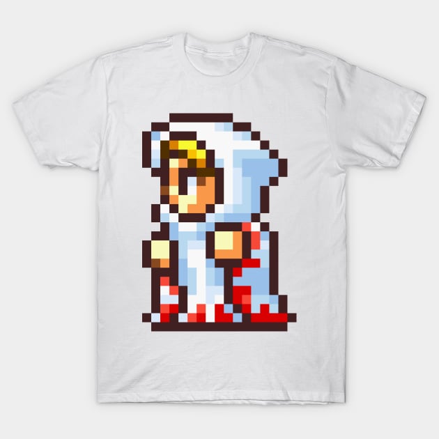 White Mage Class T-Shirt by SpriteGuy95